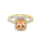 Imperial Topaz & Diamond Ring - Dracakis Jewellers